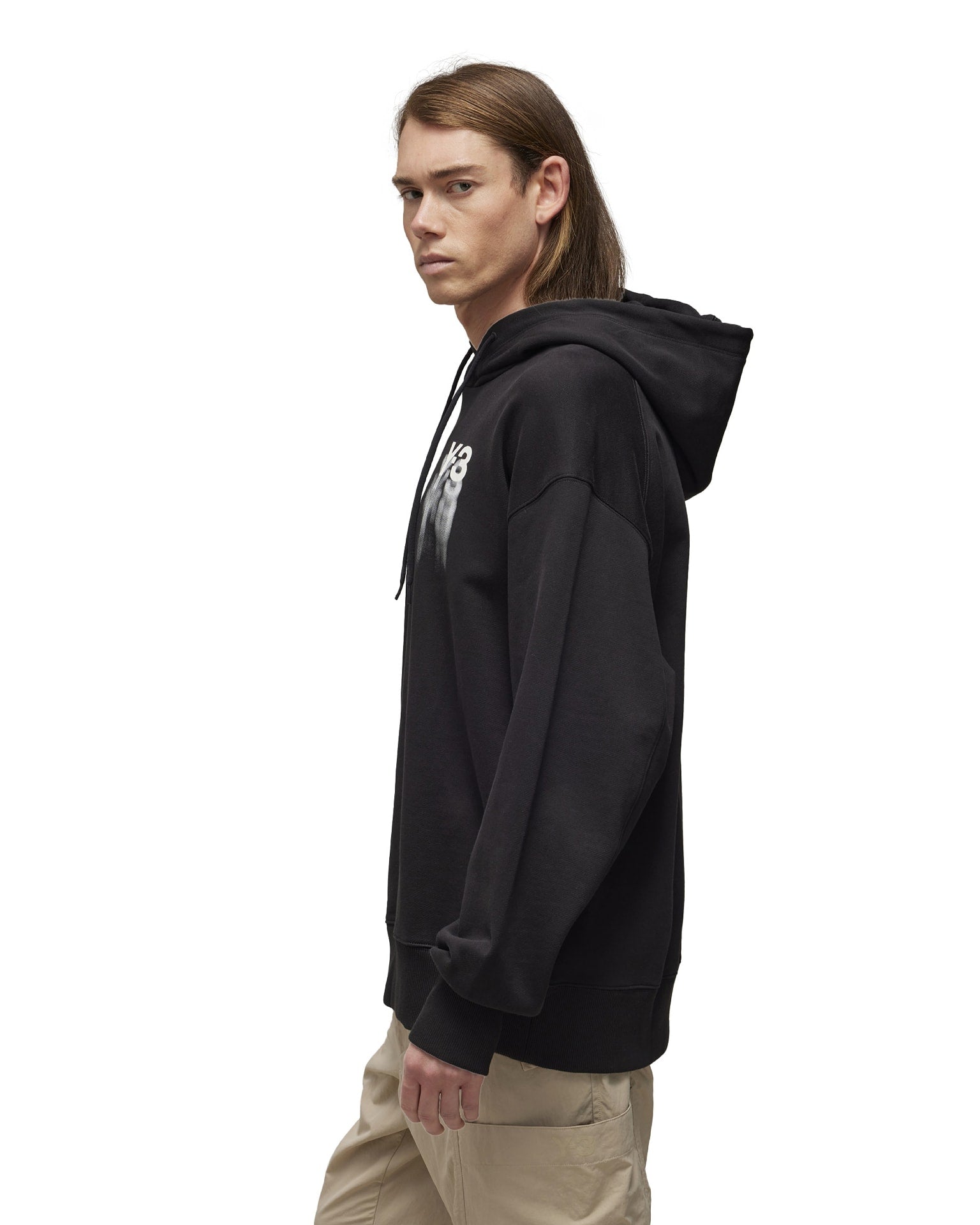 adidas Y-3 | GFX Hoodie Black - IZ3169 | Concrete Store