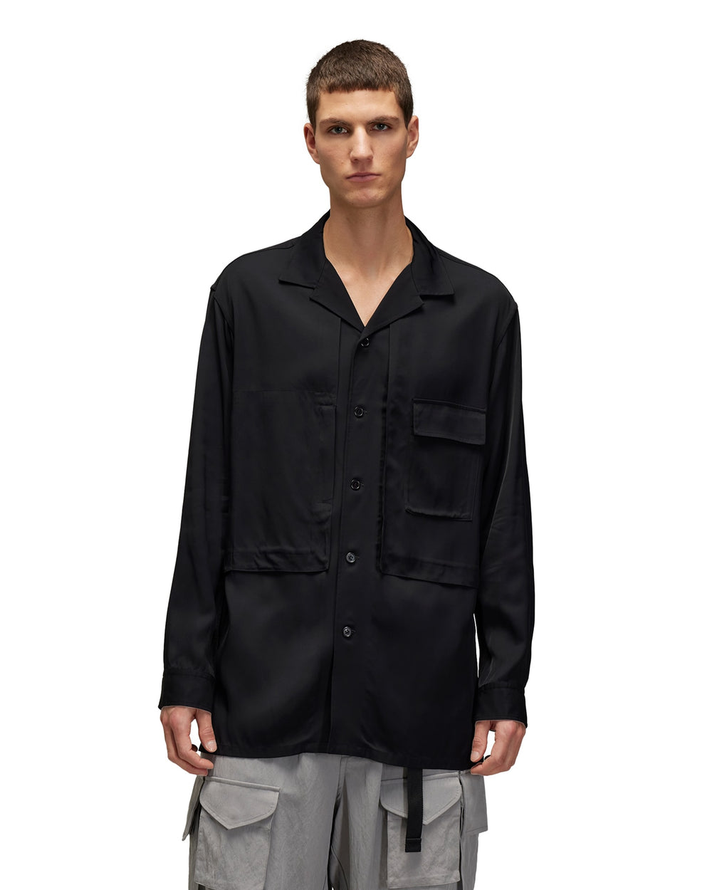adidas Y-3 adidas Y-3 Black T-shirt in wool and nylon blend