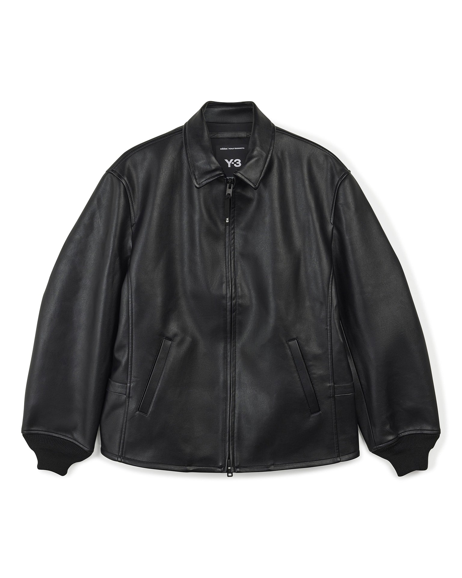 adidas Y-3 | Pleather Jacket Black | Concrete