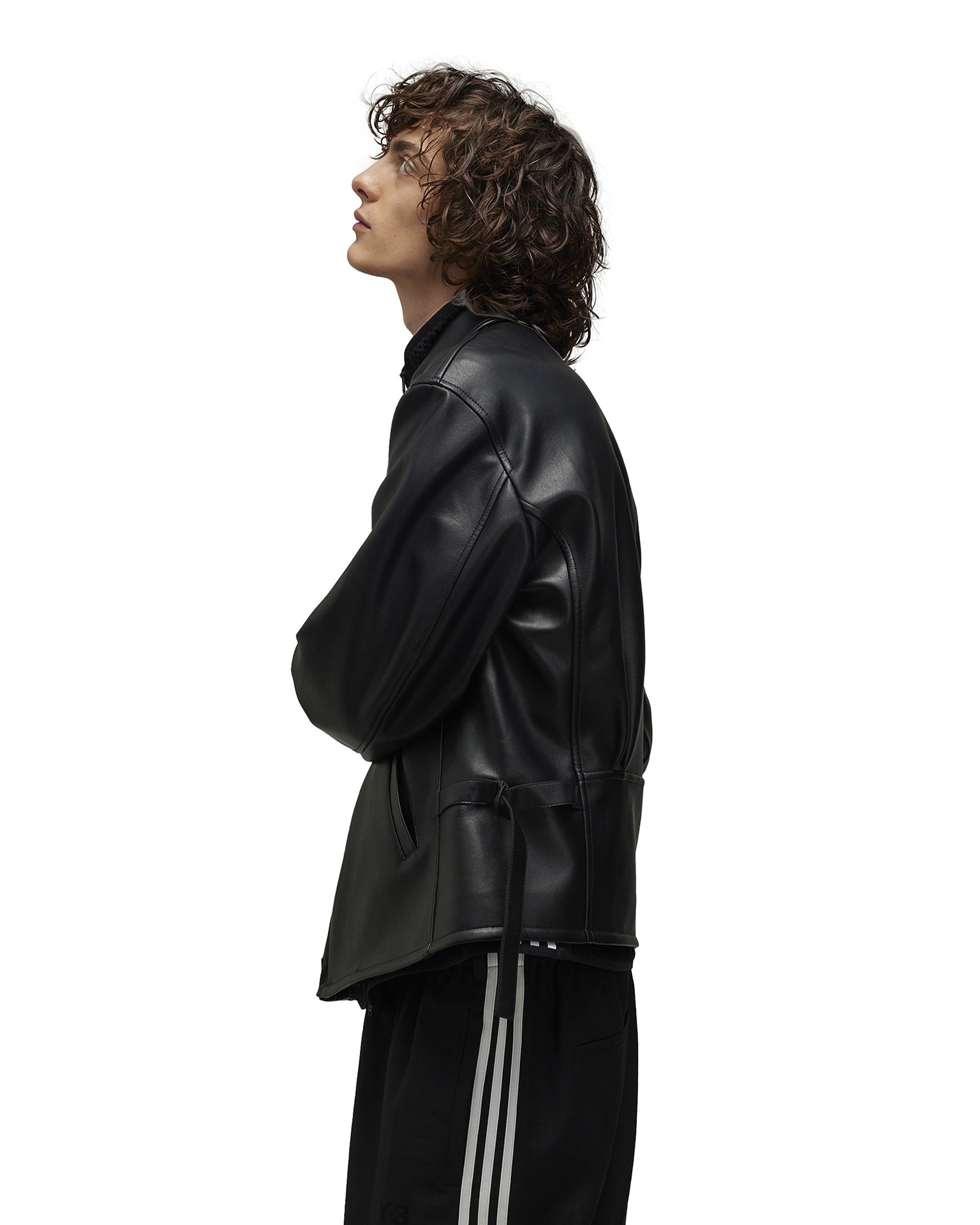 adidas Y-3 | Pleather Jacket Black | Concrete