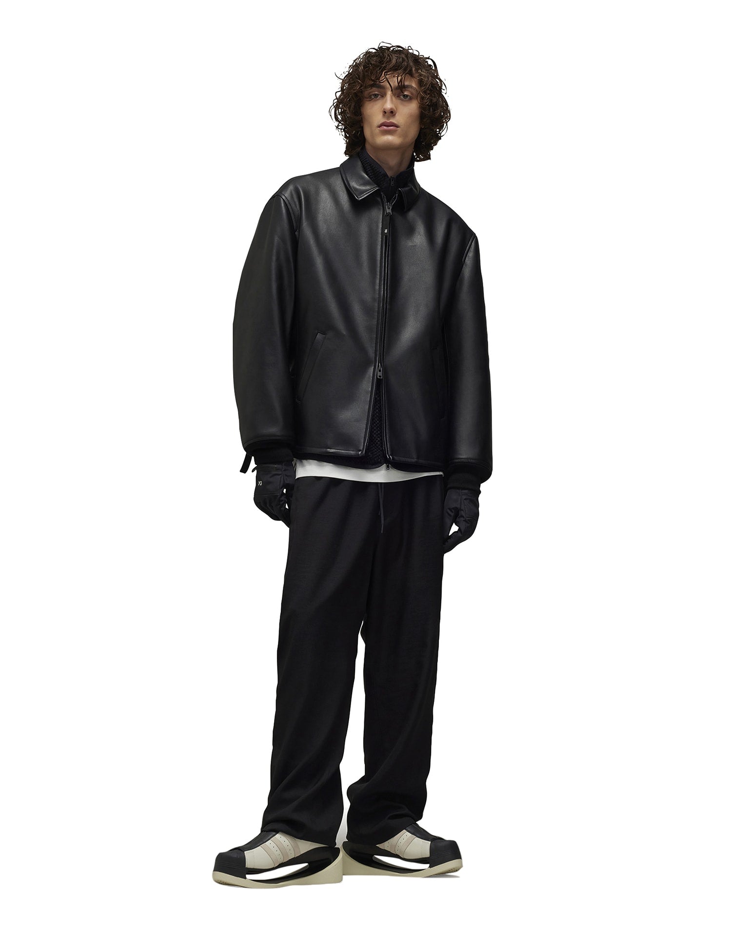 adidas Y-3 | Pleather Jacket Black | Concrete
