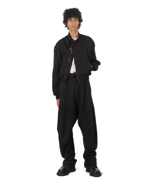 _JULIUS | Tourer Wide Pants Black