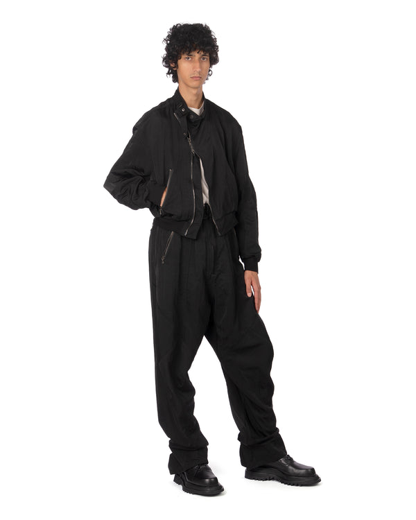 _JULIUS | Tourer Wide Pants Black