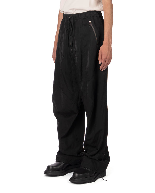 _JULIUS | Tourer Wide Pants Black