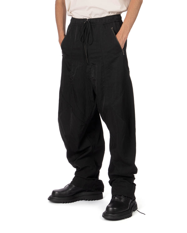 _JULIUS | Tourer Wide Pants Black