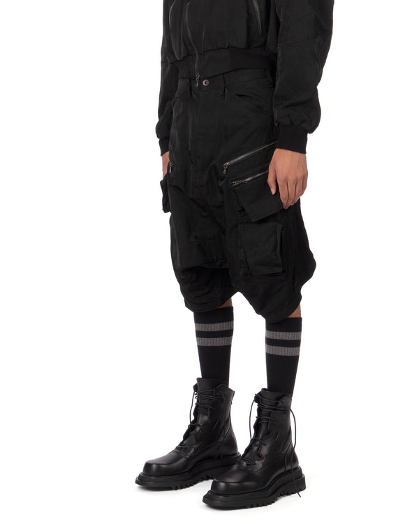 _JULIUS | Tactical Kite Pants Black