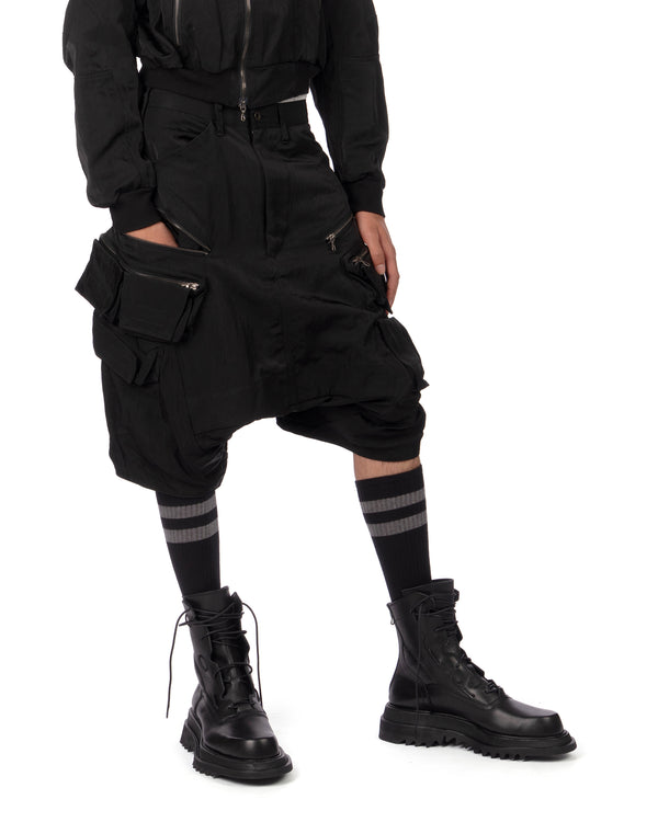 _JULIUS | Tactical Kite Pants Black
