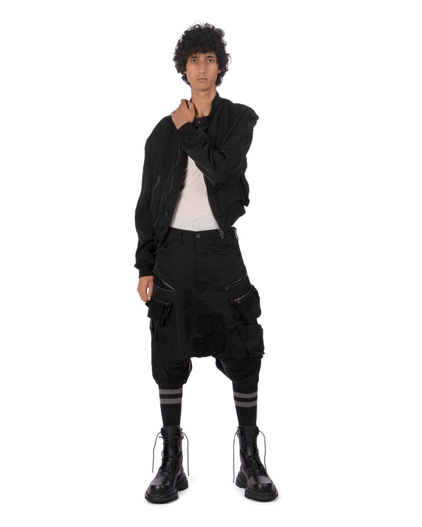 _JULIUS | Tactical Kite Pants Black