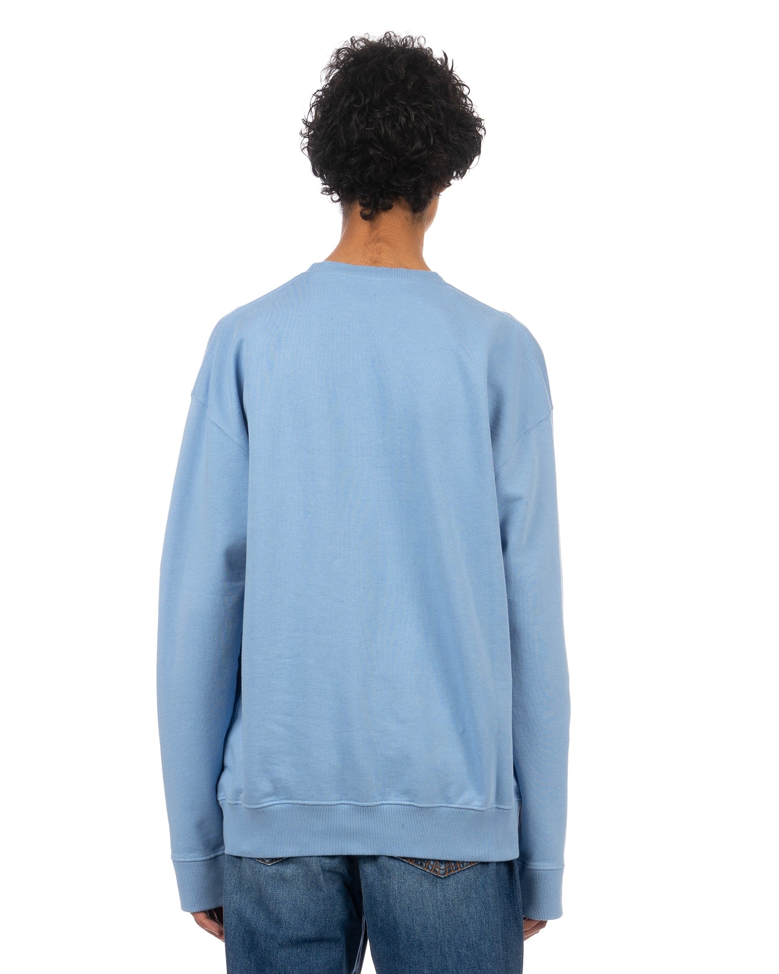 【送料&関税込】J.W. Anderson Light Blue Crewneck T-shirt Wi JW ANDERSON | Anchor Embroidered Cotton T-Shirt | Men | Lane