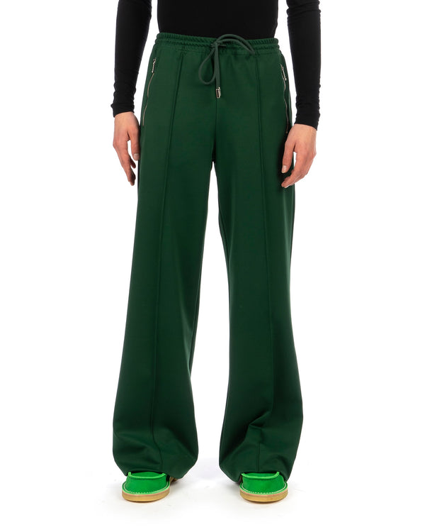 JW Anderson | Bootcut Track Pants Racing Green - Concrete