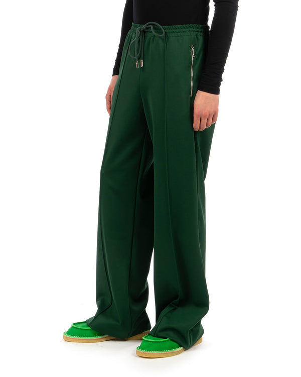 JW Anderson | Bootcut Track Pants Racing Green - Concrete