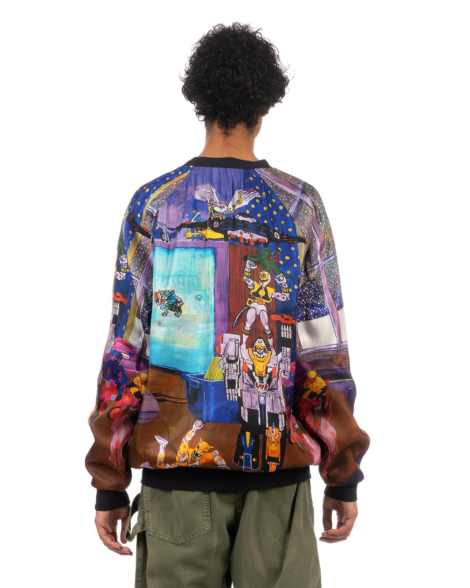 【JW ANDERSON】Print Layered Sweatshirt/全国送料無料 JW Anderson | Printed Layered Sweatshirt Blue | Concrete Store