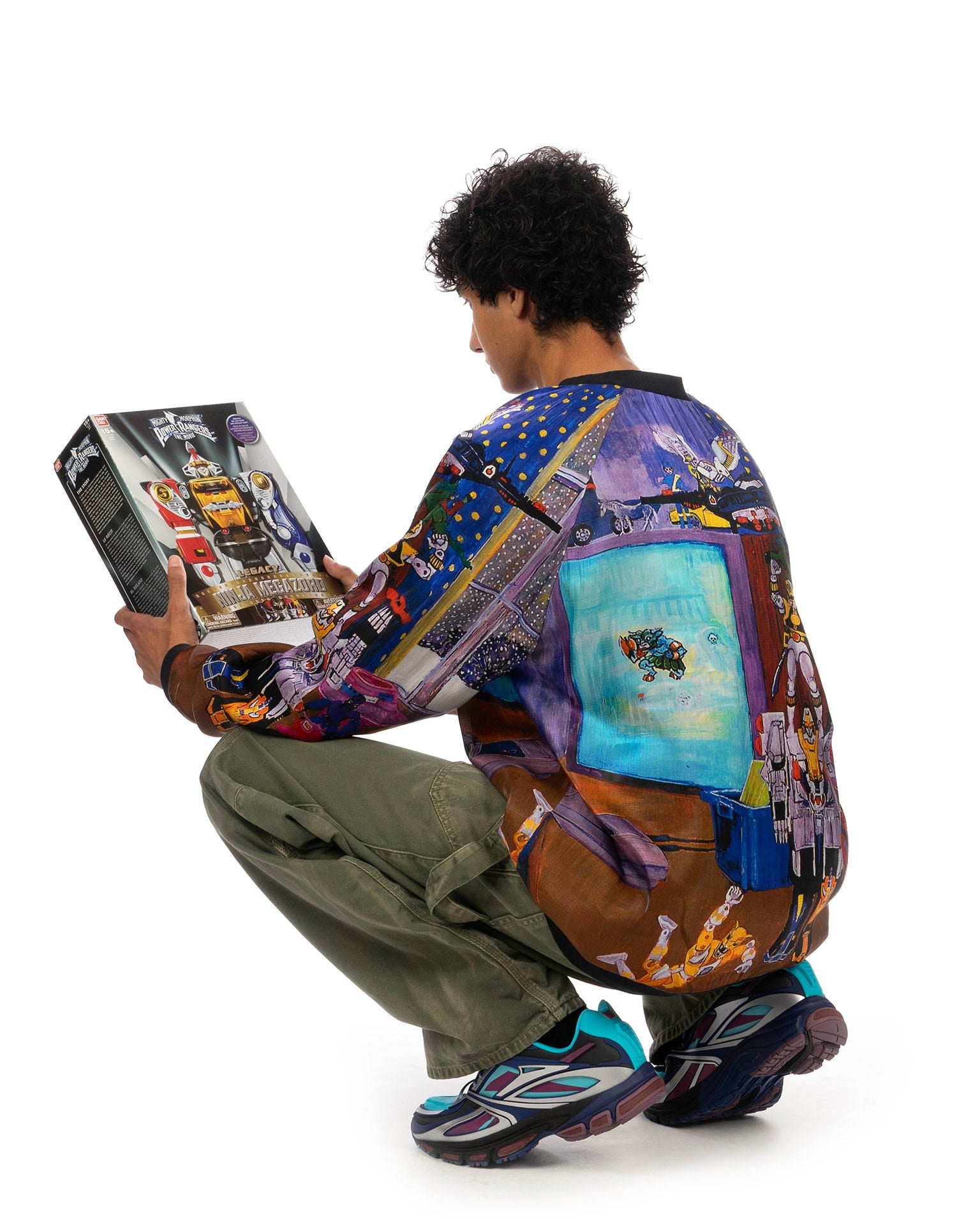 【JW ANDERSON】Print Layered Sweatshirt/全国送料無料 JW Anderson | Printed Layered Sweatshirt Blue | Concrete Store