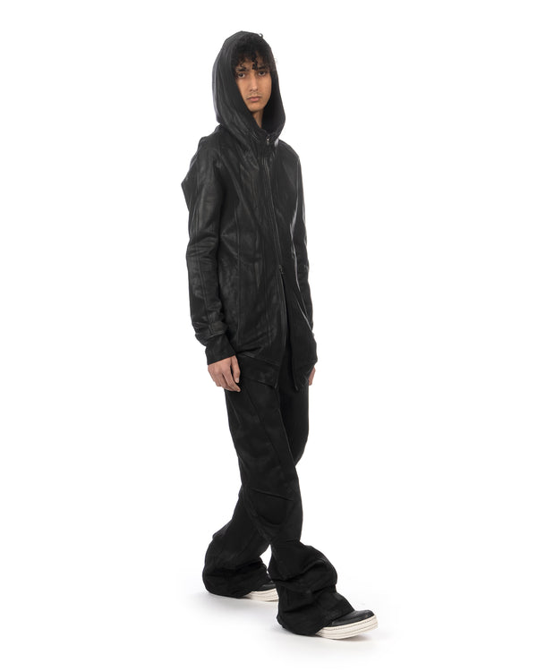 _JULIUS | Bending Woven Flare Pants Black - Concrete