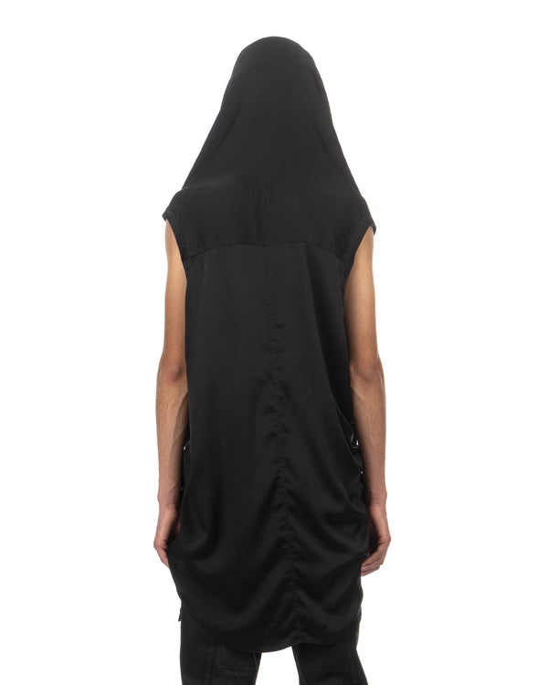 _JULIUS | Prayer Woven Shirt Black - Concrete