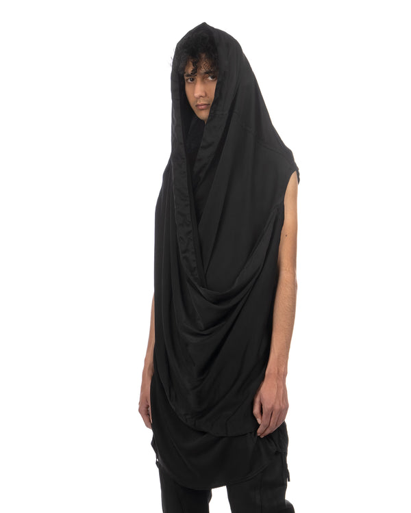 _JULIUS | Prayer Woven Shirt Black - Concrete