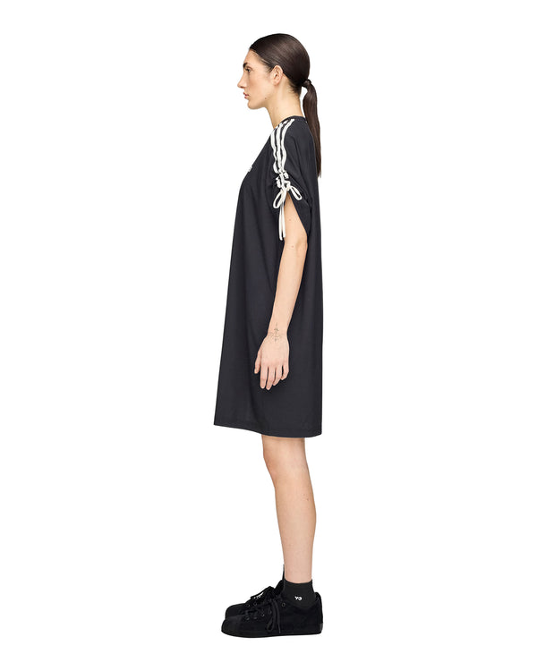 adidas Y-3 | Women's  3-Stripes T-Shirt Dress Black - Concrete