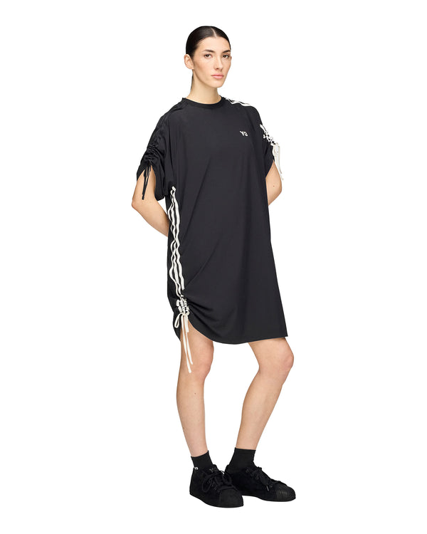 adidas Y-3 | Women's  3-Stripes T-Shirt Dress Black - Concrete