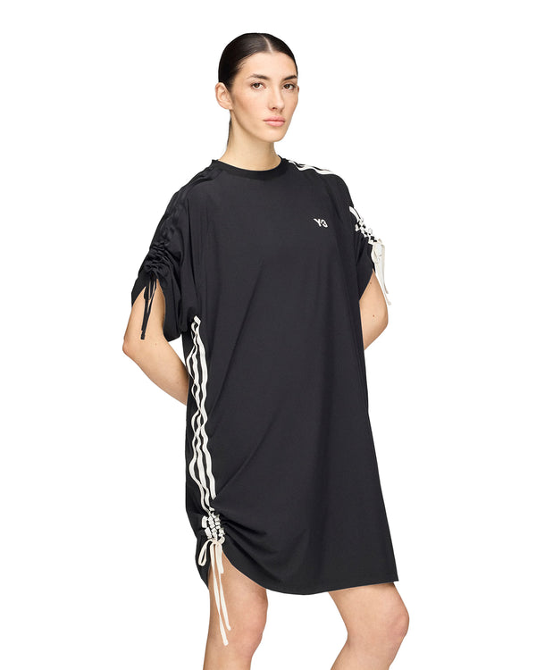 adidas Y-3 | Women's  3-Stripes T-Shirt Dress Black - Concrete