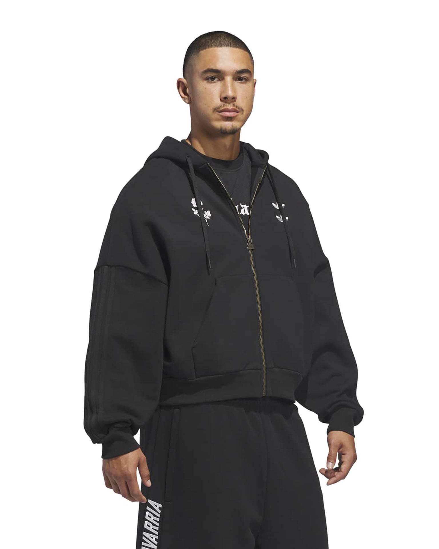 adidas | x Willy Chavarria Zip Hoodie Black | ConcreteStore