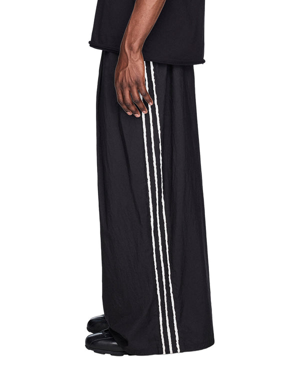 adidas Y-3 | U Raw Edge 3-Stripes Wide Pants Black - Concrete
