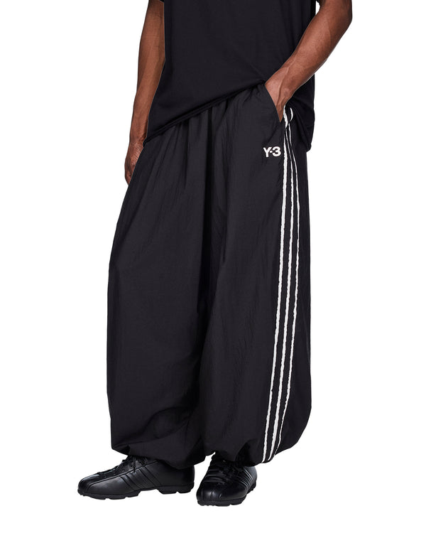 adidas Y-3 | U Raw Edge 3-Stripes Wide Pants Black - Concrete
