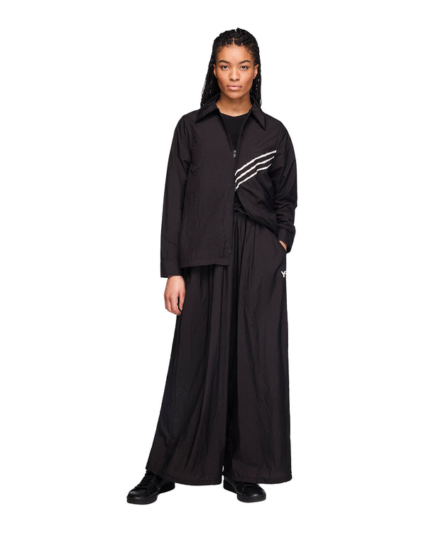 adidas Y-3 | U Raw Edge 3-Stripes Wide Pants Black - Concrete