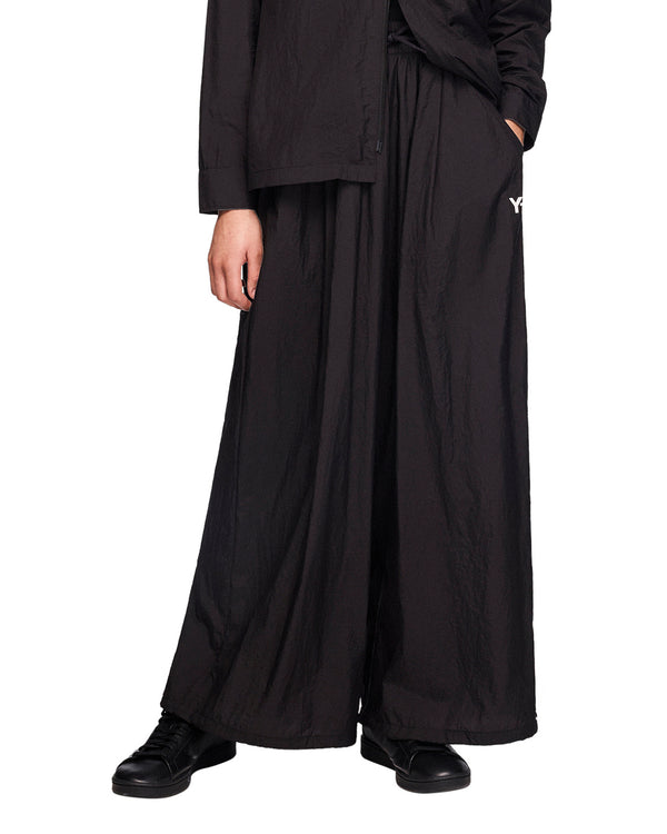 adidas Y-3 | U Raw Edge 3-Stripes Wide Pants Black - Concrete