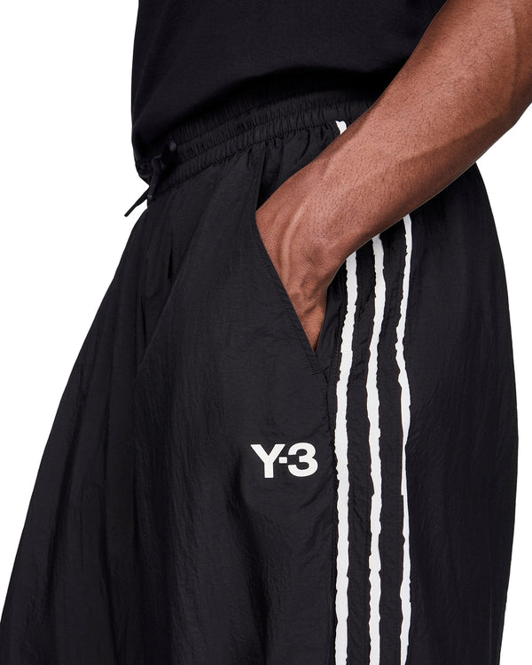 adidas Y-3 | U Raw Edge 3-Stripes Wide Pants Black - Concrete