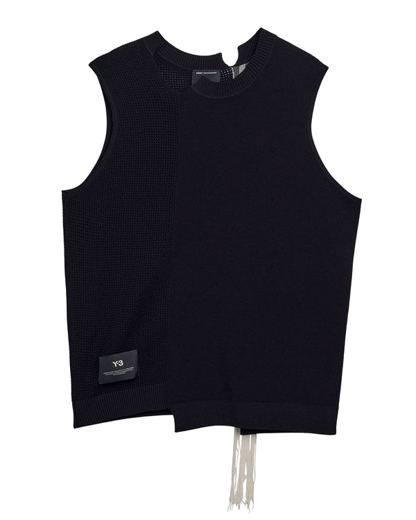 adidas Y-3 | GFX Knitted Vest - Concrete