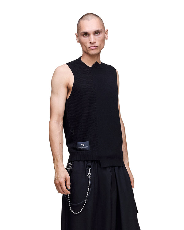 adidas Y-3 | GFX Knitted Vest - Concrete