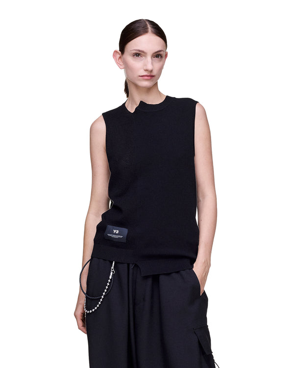 adidas Y-3 | GFX Knitted Vest - Concrete