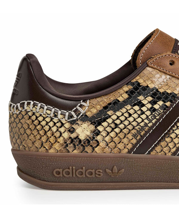 adidas | x Wales Bonner Gazelle Snake Dark Brown - Concrete
