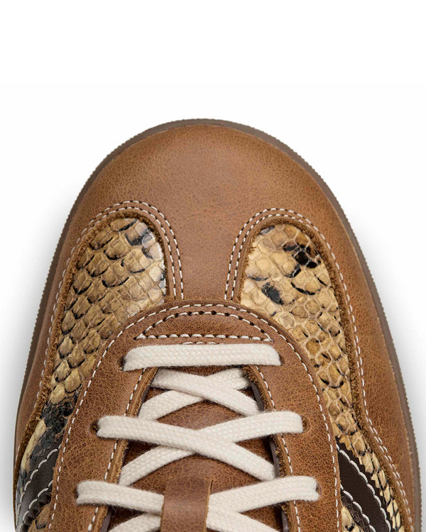 adidas | x Wales Bonner Gazelle Snake Dark Brown - Concrete