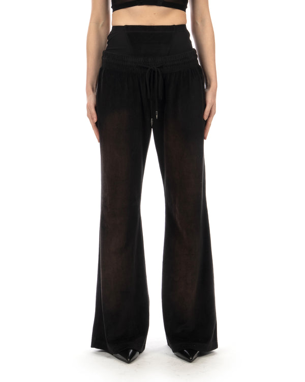 KNWLS | Paris Velour Sweatpants Dark - Concrete