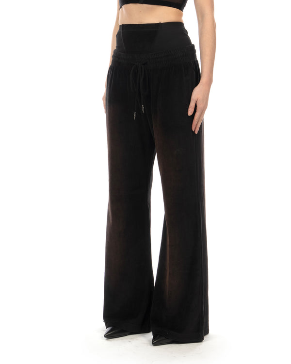 KNWLS | Paris Velour Sweatpants Dark - Concrete