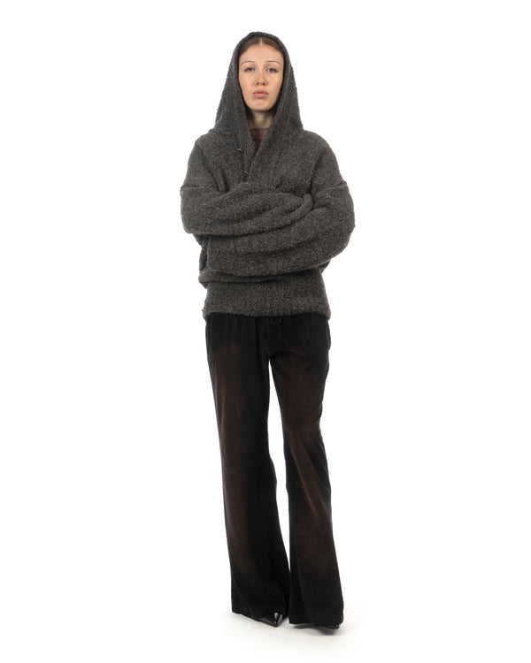 KNWLS | Mandi Oversized Hooded Jumper Grey - Concrete