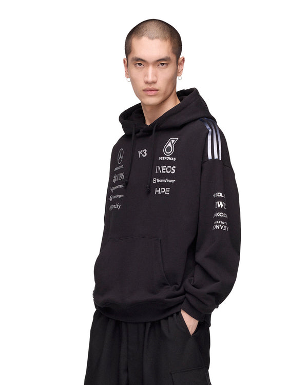 adidas Y-3 | x Mercedes AMG F1 Team Hoodie Black - Concrete