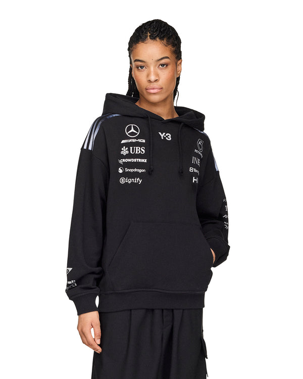 adidas Y-3 | x Mercedes AMG F1 Team Hoodie Black - Concrete