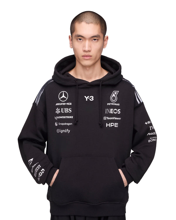 adidas Y-3 | x Mercedes AMG F1 Team Hoodie Black - Concrete