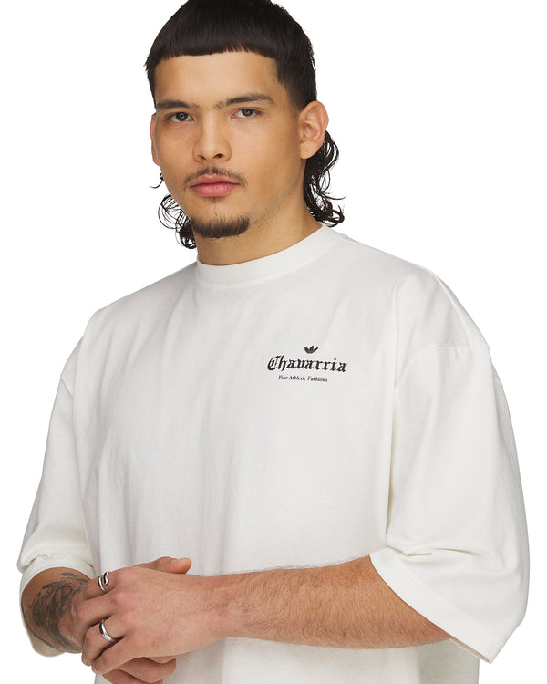 adidas | x Willy Chavarria Logo T-Shirt Off White - Concrete