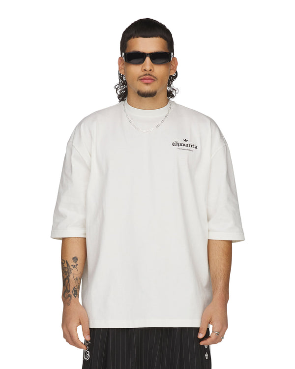 adidas | x Willy Chavarria Logo T-Shirt Off White - Concrete