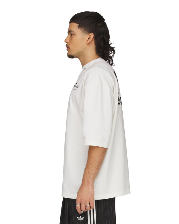 adidas | x Willy Chavarria Logo T-Shirt Off White - Concrete