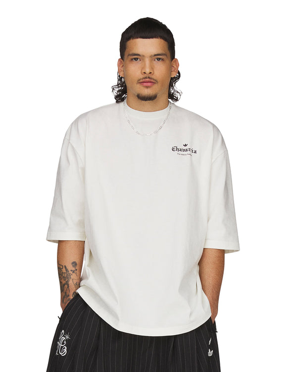 adidas | x Willy Chavarria Logo T-Shirt Off White - Concrete