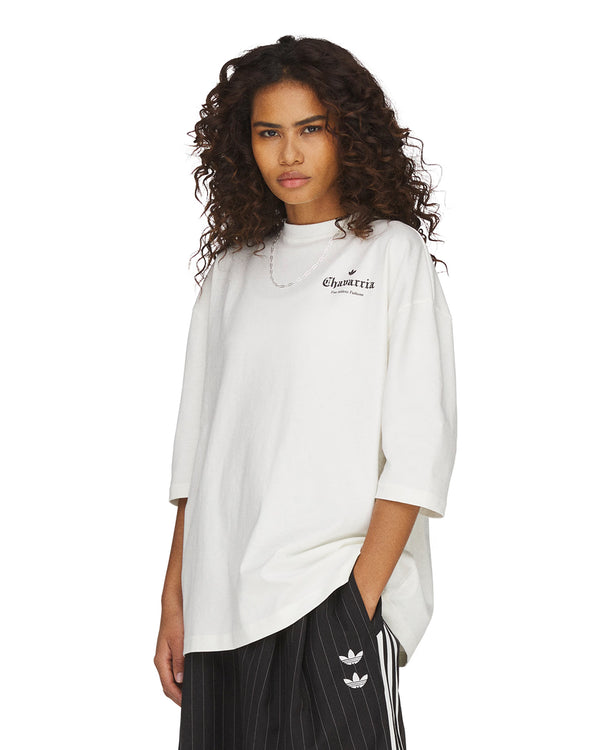 adidas | x Willy Chavarria Logo T-Shirt Off White - Concrete