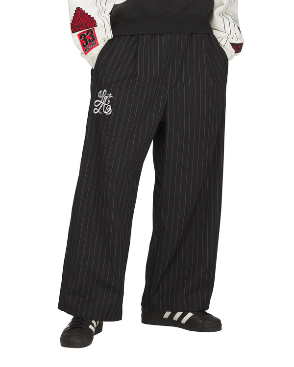 adidas | x Willy Chavarria Pinstripe Track Pant Black - Concrete