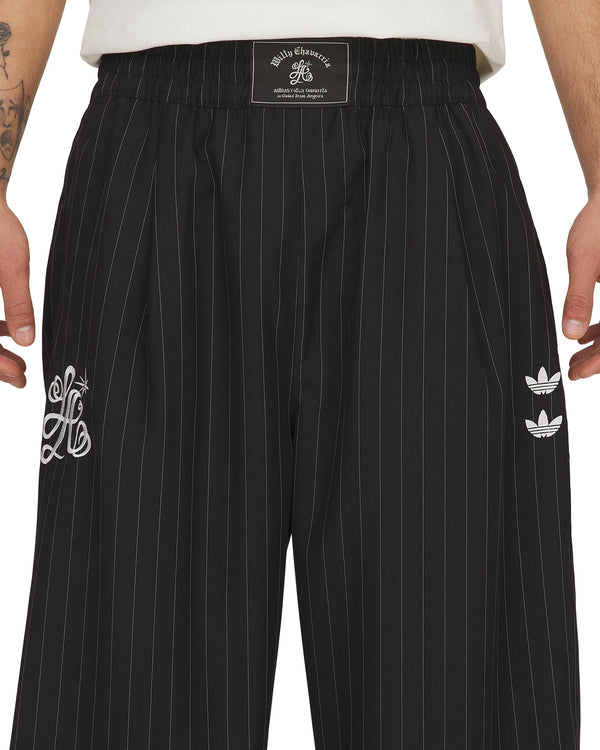 adidas | x Willy Chavarria Pinstripe Track Pant Black - Concrete