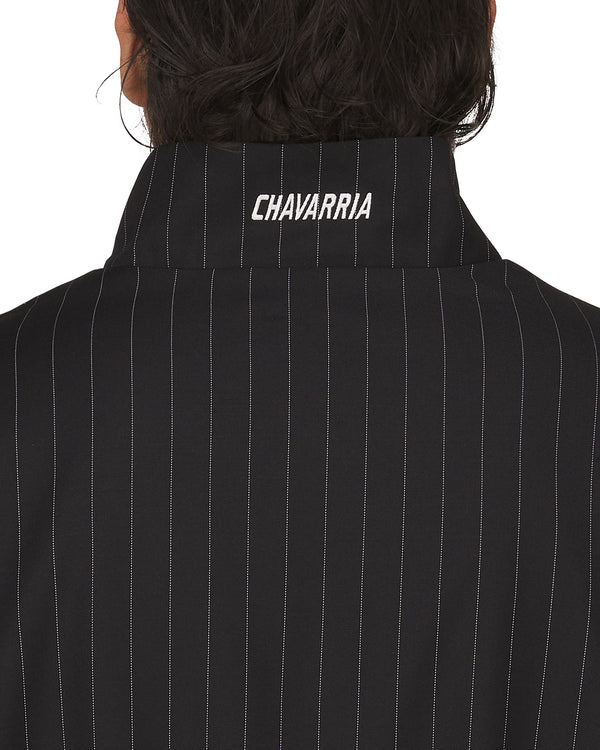 adidas | x Willy Chavarria Pinstripe Track Jacket Black - Concrete