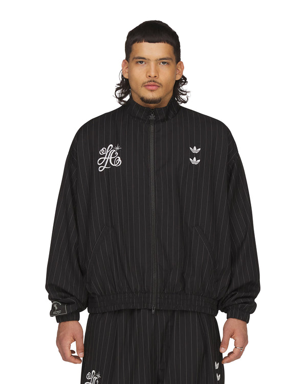 adidas | x Willy Chavarria Pinstripe Track Jacket Black - Concrete