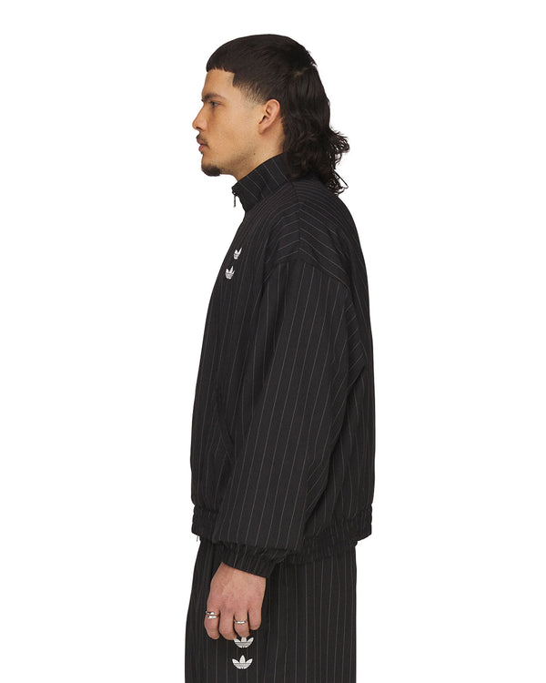 adidas | x Willy Chavarria Pinstripe Track Jacket Black - Concrete